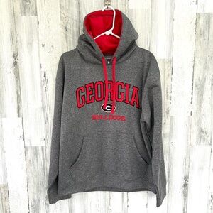 Champion Men’s Georgia Bulldogs Size Large Pullover Drawstring Hoodie